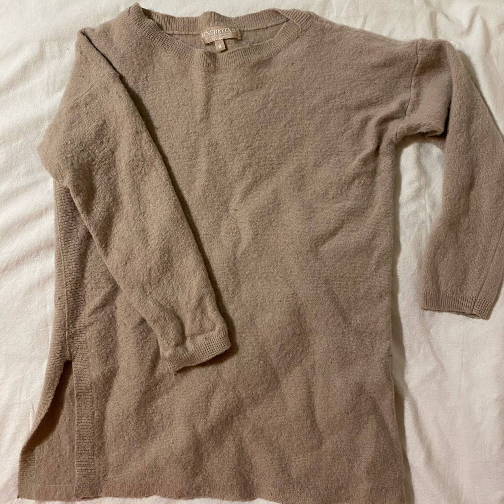 Small taupe sweater